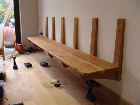 wall mounted bench support brackets